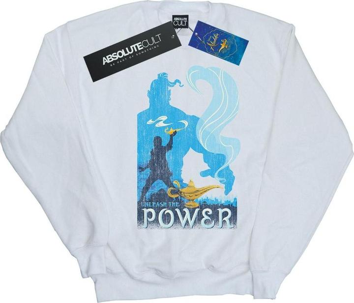 Actual product image Disney Womens/Ladies Aladdin Movie Unleash The Power Sweatshirt (S)