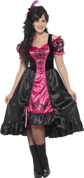 Actual product image Smiffys Womens/Ladies Curves Sassy Saloon Costume (XXL)