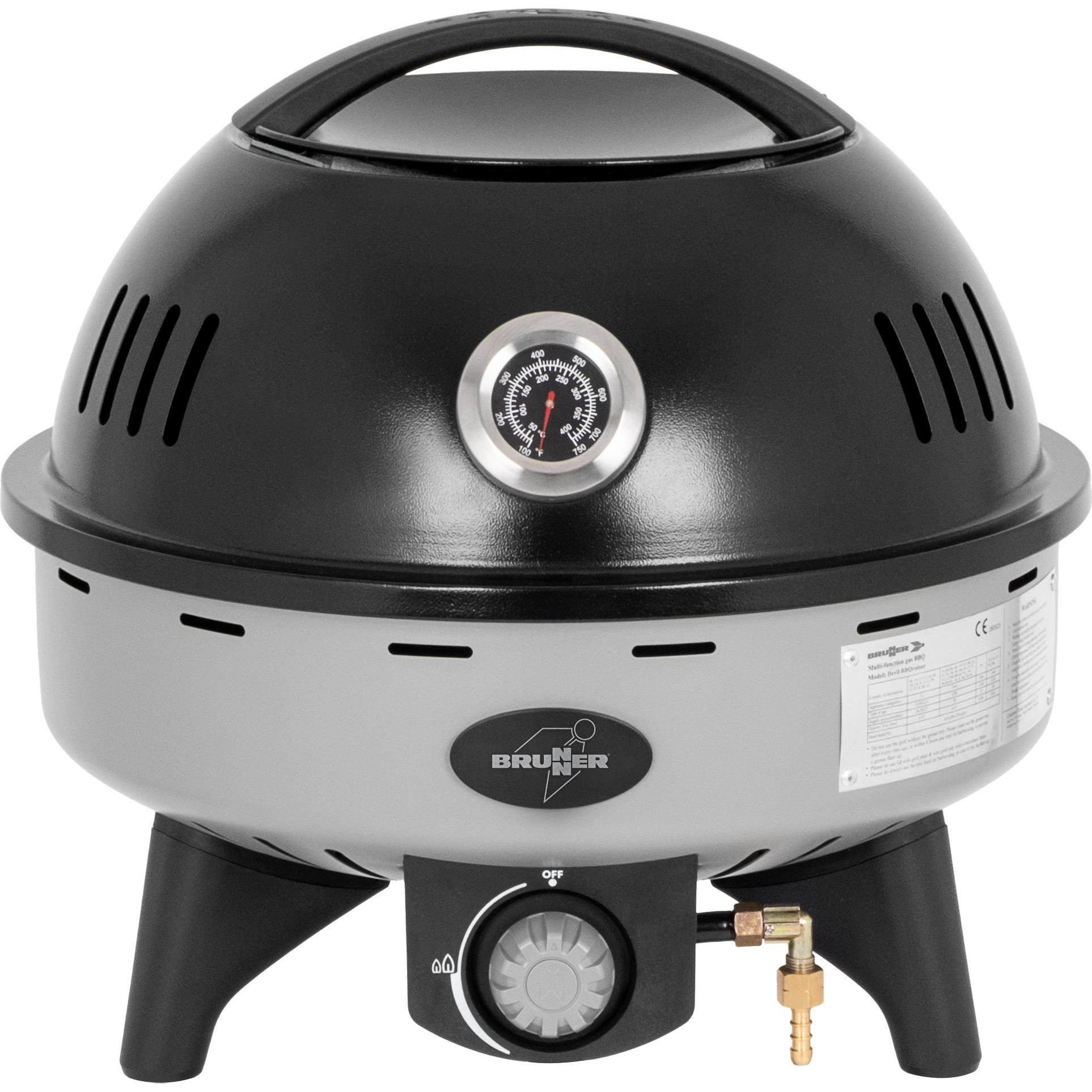 Brunner, Grill a gas, Devil BBQruiser LT barbecue a gas, 30 mbar (4 kW)