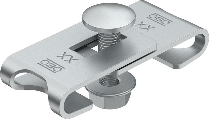 OBO Bettermann OBO Kobling justerbar med bolt M6x12 mm elforzinket - (20 pezzi) (Connettori angolari, 20 pz.)