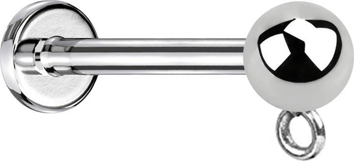 Immagine prodotto Chaotic Trading Micro labret a filo interno in argento con anello a sfera per ciondolo (Acciaio chirurgico 316L, senza ottone)