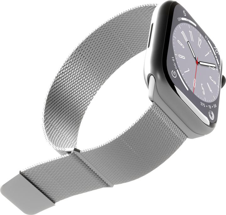 Produktbild Puro Milanese Magnetic Band - Pasek ze stali nierdzewnej do Apple Watch 38/40/41 mm (srebrny) (38 mm, 40 mm, 41 mm, Stainless Steel)