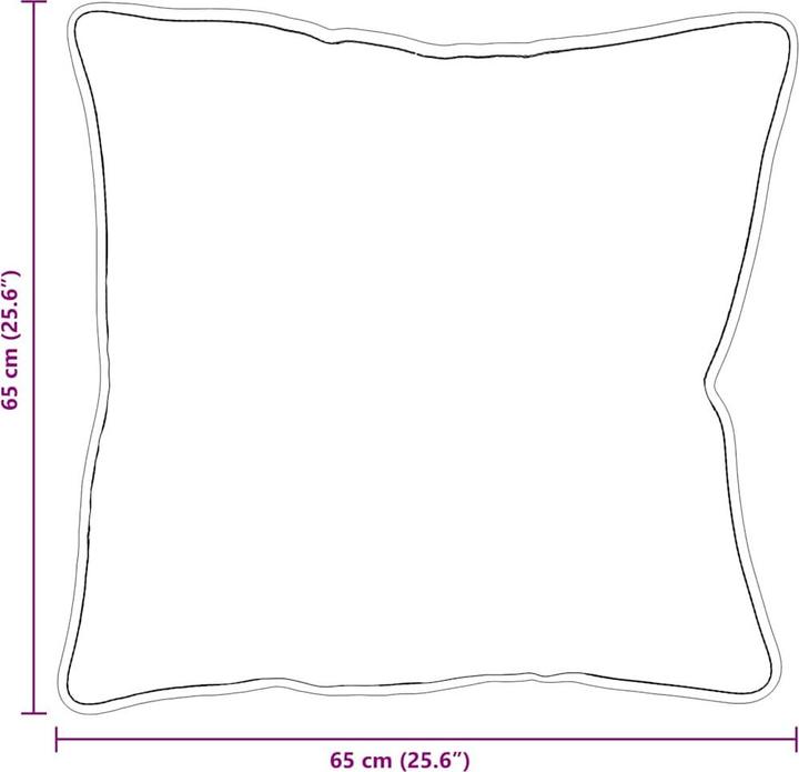 Produktbild vidaXL Kopfkissen (65 x 65 cm)