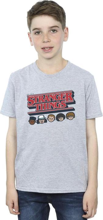 Produktbild Netflix Stranger Things Caricature Logo TShirt Jungen (128)