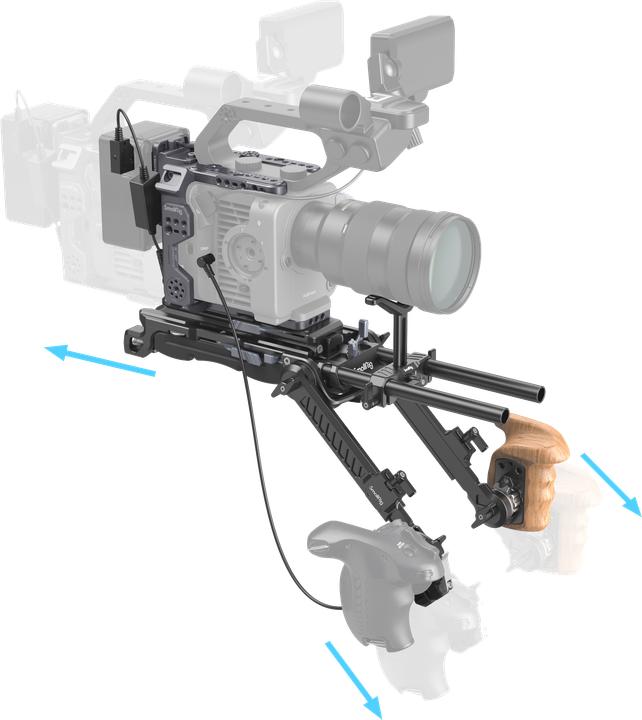 Actual product image SmallRig 4125 Shoulder Rig Kit for Sony FX6 (Cage accessories)