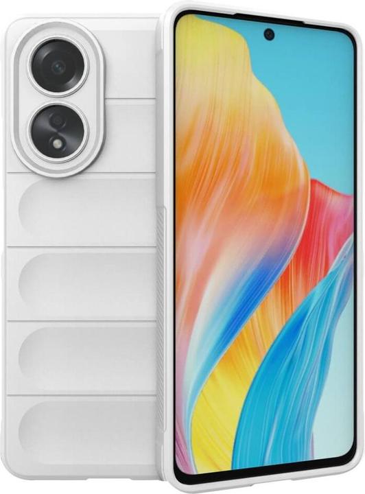 Actual product image Cover-Discount OPPO A58 4G - Rugged Protective Cover white (Oppo A58 4G)