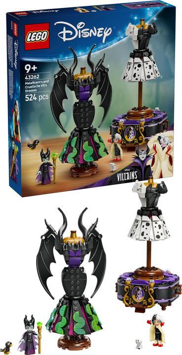 Immagine prodotto LEGO Gli abiti di Malefiz e Crudelia De Vil (43262, LEGO Disney)