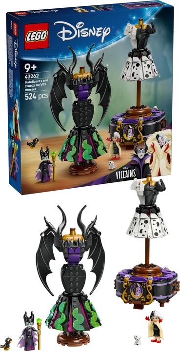 Actual product image LEGO The dresses of Malefiz and Cruella De Vil (43262, LEGO Disney)