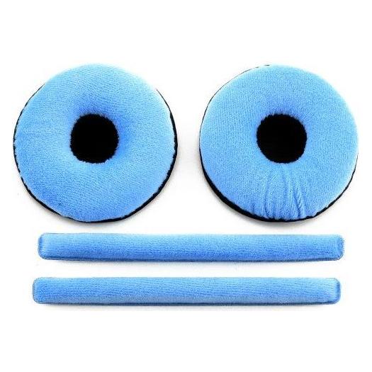 Zomo Polsterset für Sennheiser HD-25 (Polsterset HD-25 Velour sky)
