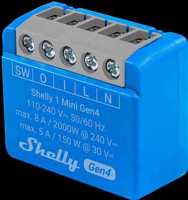 Produktbild Shelly 1 Mini Gen4 (Schaltaktor)