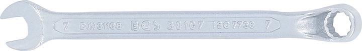 Produktbild BGS Maul-Ringschlüssel, gekröpft SW 7 mm (7 mm)