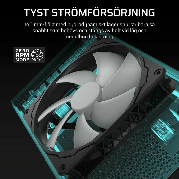 Actual product image Corsair HXi Series (2025), HX1500i, 1500 Watt, 80 PLUS Platinum, C20 Version (1500 W)