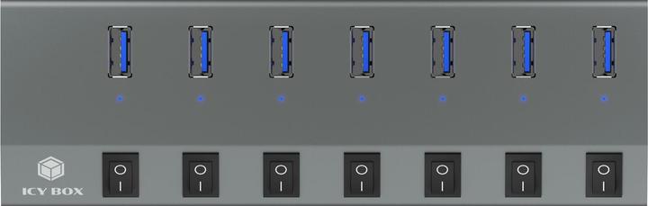 Actual product image RaidSonic IB-HUB1701-C3 (USB-C, 7 Ports)
