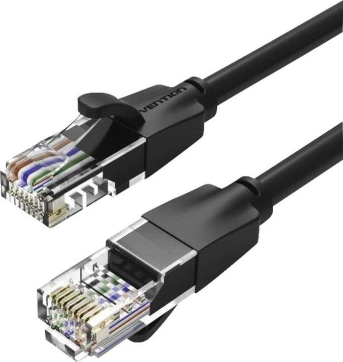 Image du produit Vention Cat.6 UTP Patch Cable, noir, 2m (UTP, CAT6, 2 m)