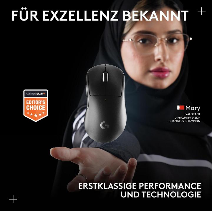 Actual product image Logitech PRO X SUPERL 2 DEX-PINK-EER2-933 (Cable, Wireless)