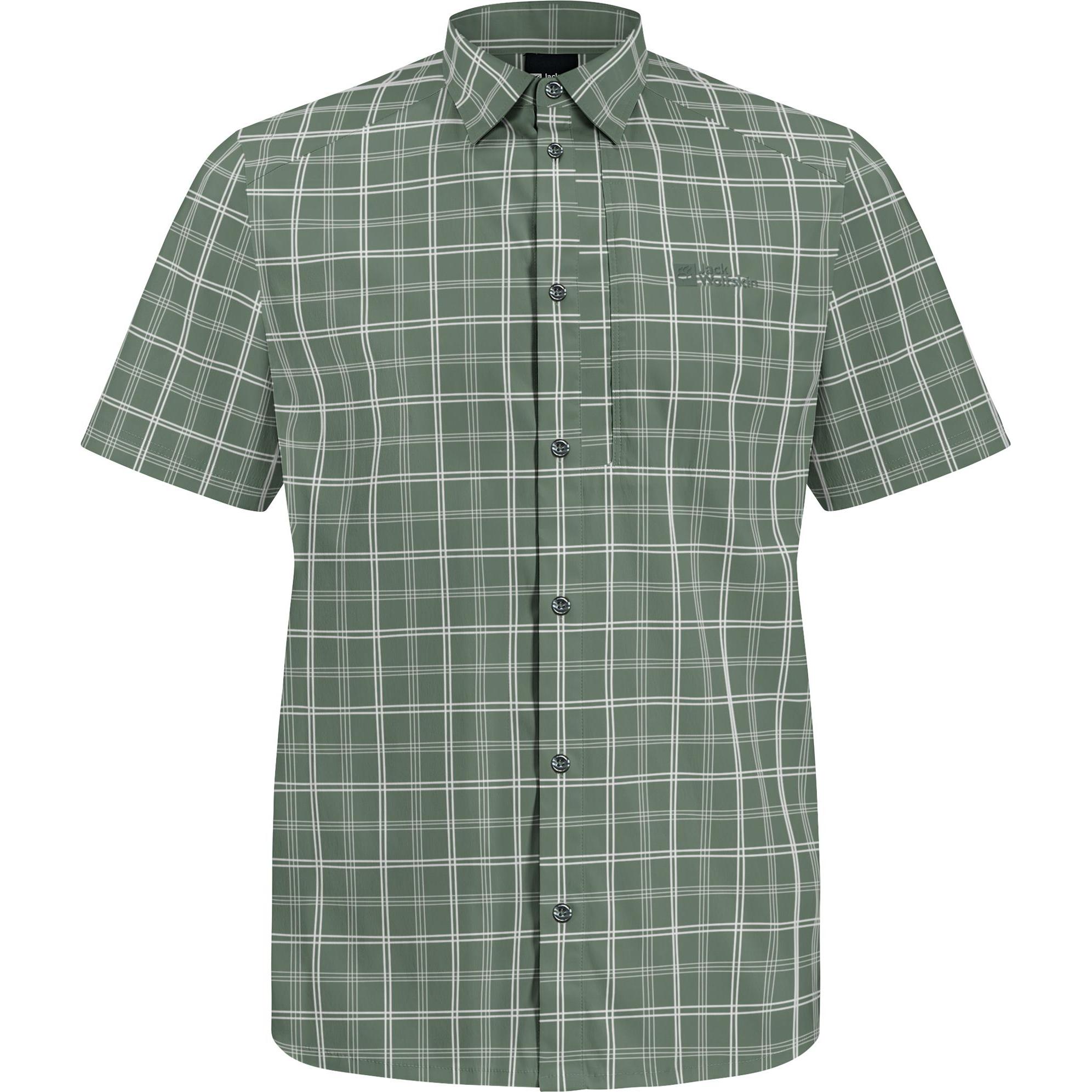 Jack Wolfskin, Herren, Hemd, Norbo S/S Shirt, Grün, (L)