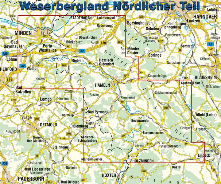 Actual product image Weserbergland Northern part