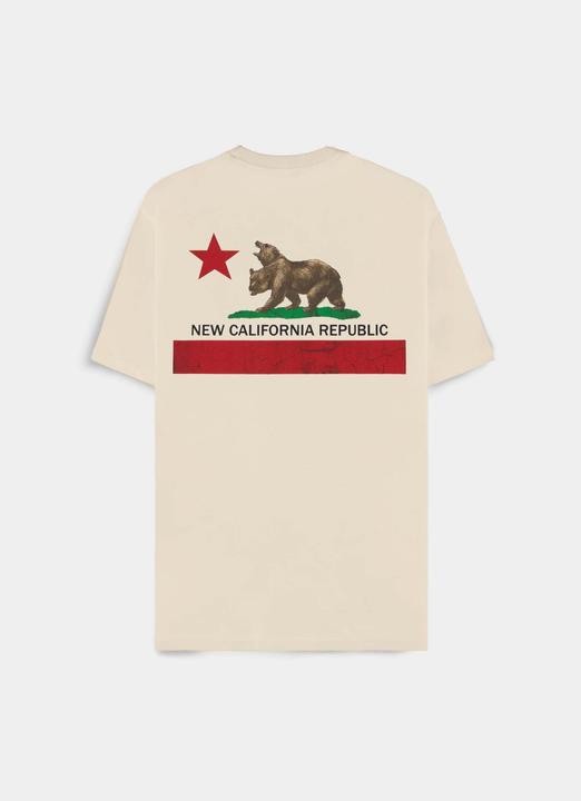 Actual product image Difuzed Fallout New California Republic - Off-White Men's Short Sleeved T-shirt - L (L)