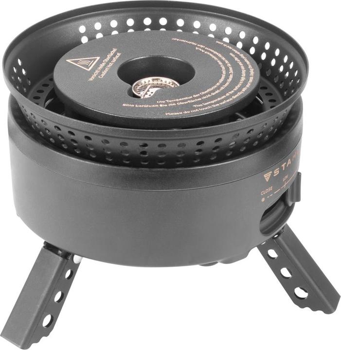 Actual product image Stahlwerk Camping cooker 2 in1 electric cooker Gas cooker Outdoor camping cooking set