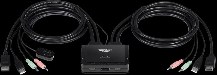 Immagine prodotto Trendnet Switch tastiera/video/mouse (KVM) TK-220DPI Nero