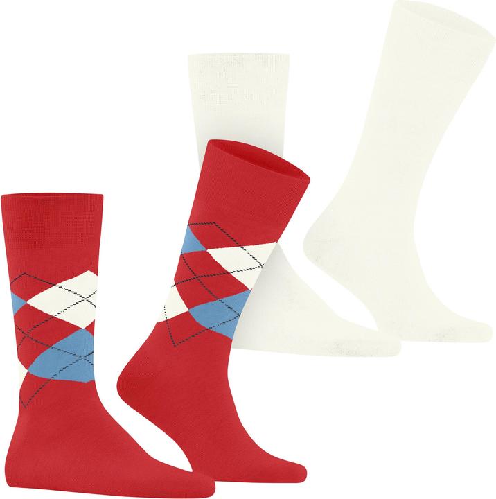Produktbild Burlington Everyday Argyle Mix (x2) (2er Pack, 40 - 46)