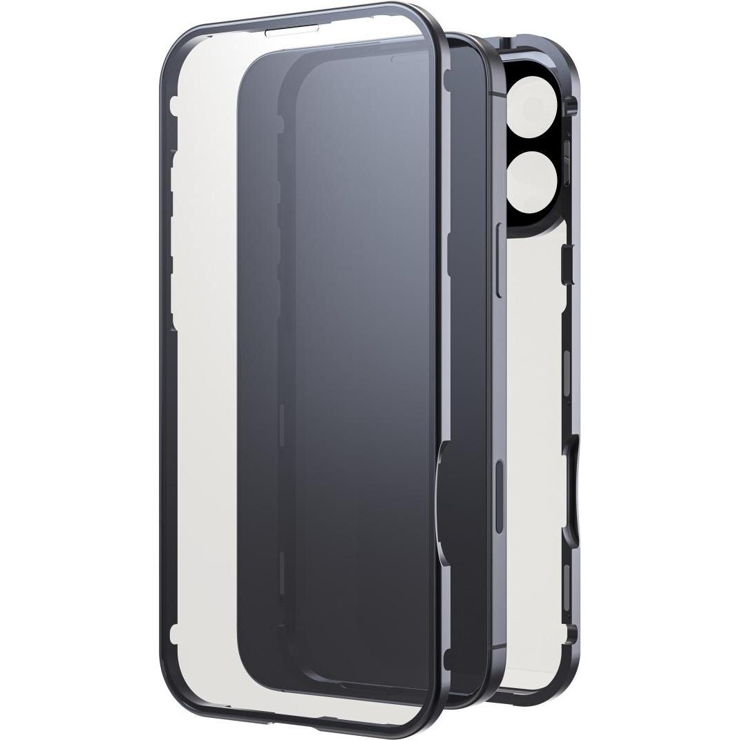 Black Rock 360° Glass (Apple iPhone 16 Pro Max), Smartphone Hülle, Schwarz