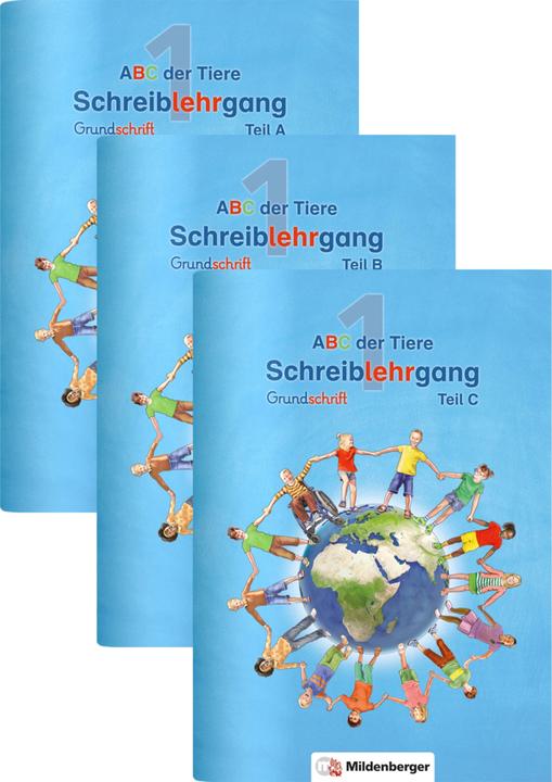 Actual product image ABC der Tiere 1 - Schreiblehrgang Grundschrift, Teil A, B und C · Neubearbeitung (German, Heike Treiber, Kerstin Mrowka-Nienstedt, Klaus Kuhn, 2024)