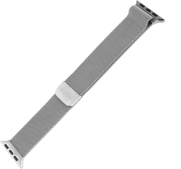 Immagine prodotto Fixed Maglia in metallo per Apple Watch 42/44/45/49mm Sølv. (49 mm, Acciaio inossidabile, Metallo)