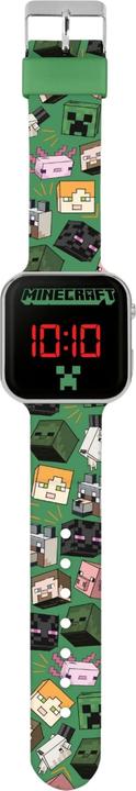 Image du produit Disney Minecraft Charakter LED-Uhr mit Print (Montre numérique)