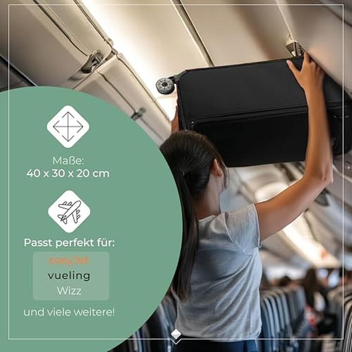 Actual product image Travelite Jetpack Trolley S Easy 2w Schwarz (21 l)