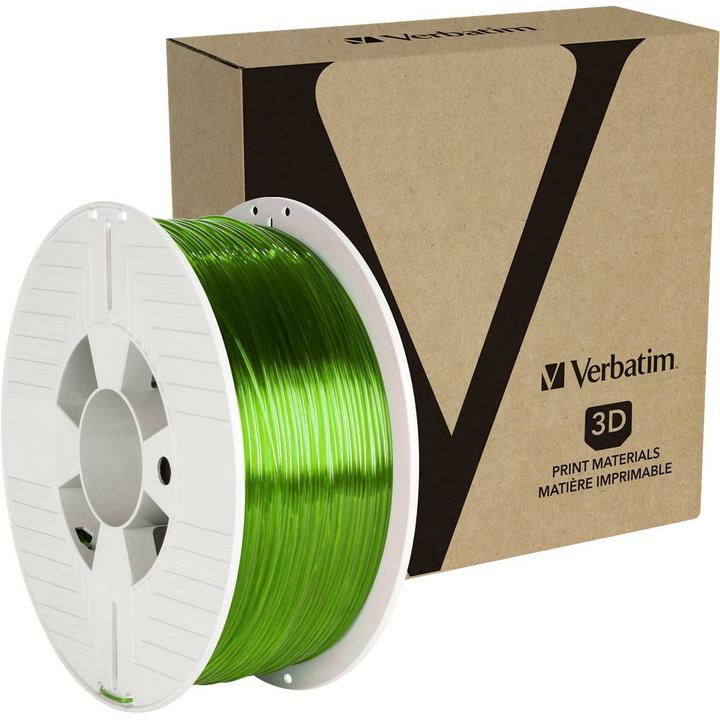 Actual product image Verbatim Transparent green (PETG, 1.75 mm, 1000 g)