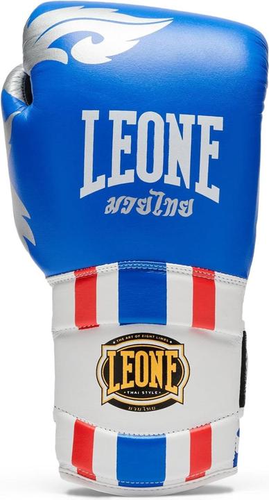 Actual product image Leone Boxhandschuhe Thai Style GN114 Blau (12 OZ, One size)