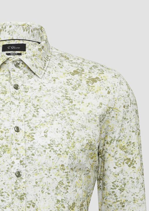 Immagine prodotto S.Oliver Hemd Tailored Fit: Gemustertes Hemd aus Baumwollstretch (40)