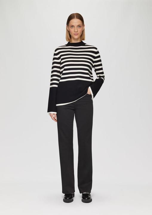 Immagine prodotto S.Oliver Strickpullover Gestreifter Strickpullover mit ausgestellten Ärmeln (40)