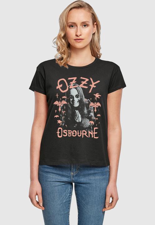 Produktbild Merchcode Ladies Ozzy Osbourne - Pink Bat Box Tee - 195279 (M)