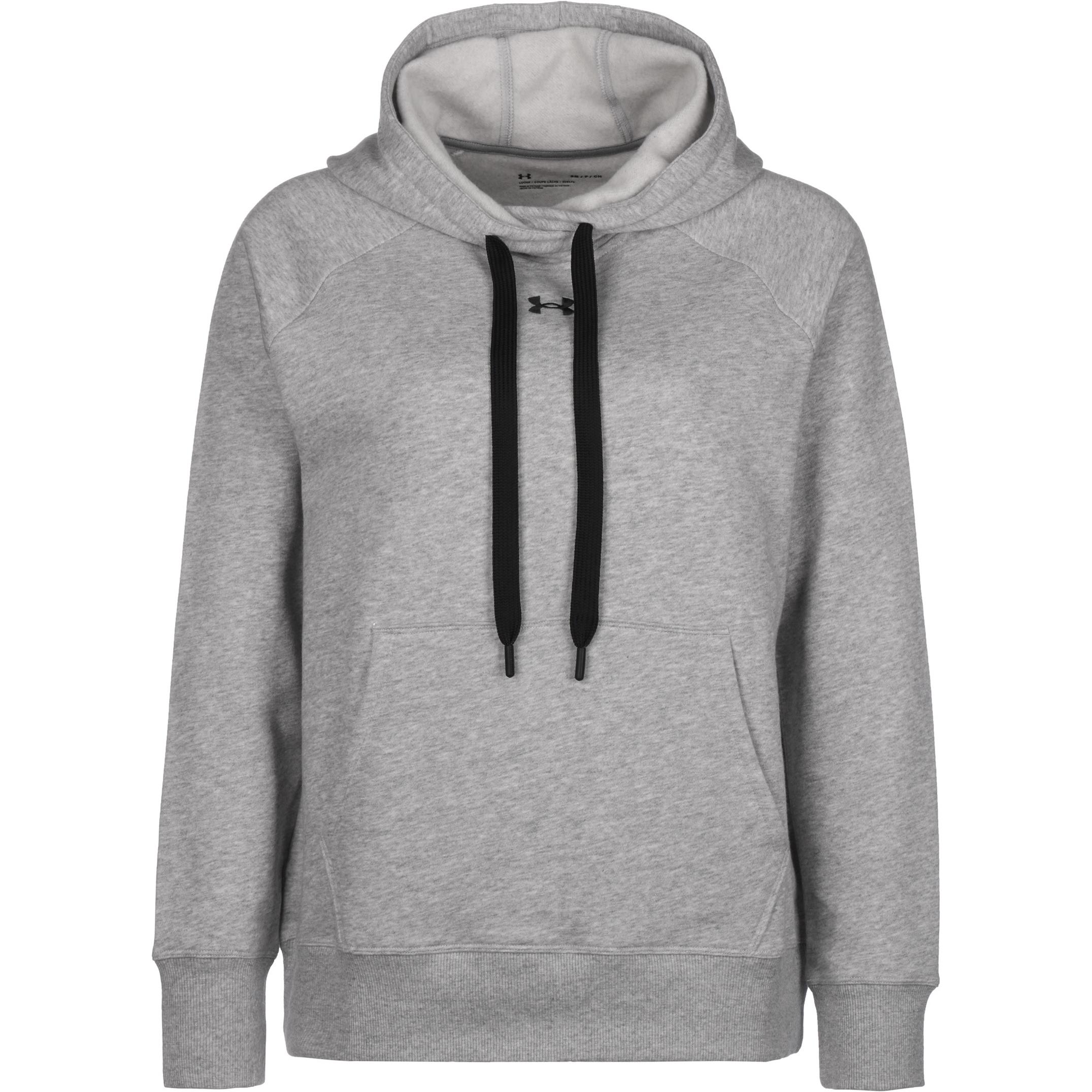 Thumbnail - Under Armour, Damen, Pullover, Rival Fleece Kapuzenpullover Damen, Grau, (S)