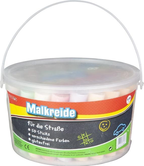 Actual product image Besttoy Road chalk - 50 sticks - coloured (50x)