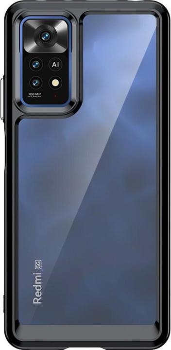 Actual product image Hurtel Outer Space Case for Xiaomi Poco X5 5G / Redmi Note 12 5G cover with flexible frame black (Xiaomi Redmi Note 12 5G)