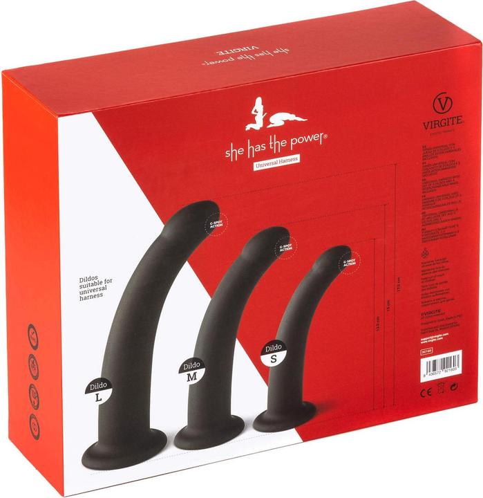 Actual product image Virgite Dildos Set for Universal Harness