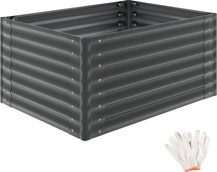 Actual product image tectake Salvia raised bed, galvanized, various sizes