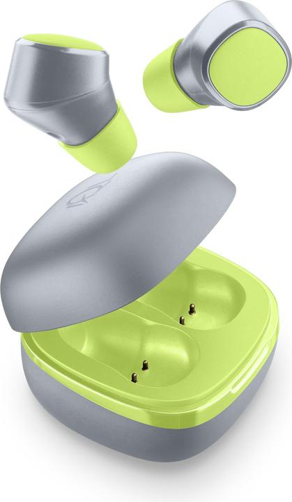 Produktbild Cellularline AQL True Wireless Bluetooth In-Ear Headset EVADE (lime) (22 h, Kabellos)