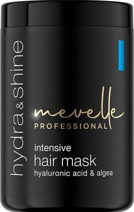 Mevelle Professional Hydra & Shine Intensive Hair Mask Mask For Dull. Coarse. Frizzy Hair Hyaluronic (900 ml)