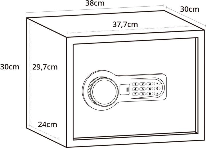 Immagine prodotto Hjh Office SAFE COMPACT (27 l)