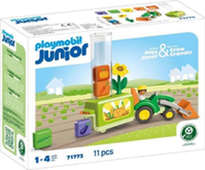 Produktbild Playmobil JUNIOR: Traktor mit lustiger Pflanzmaschine (71773, Playmobil Junior)