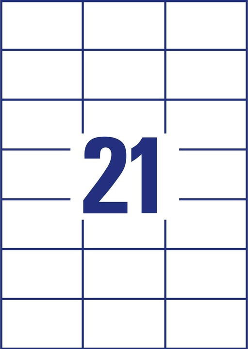 Actual product image Avery universal labels