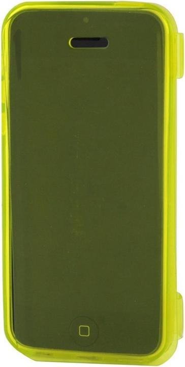 Actual product image König Design Mobile phone case flip landscape for mobile iPhone 5c yellow (Apple iPhone 5c)