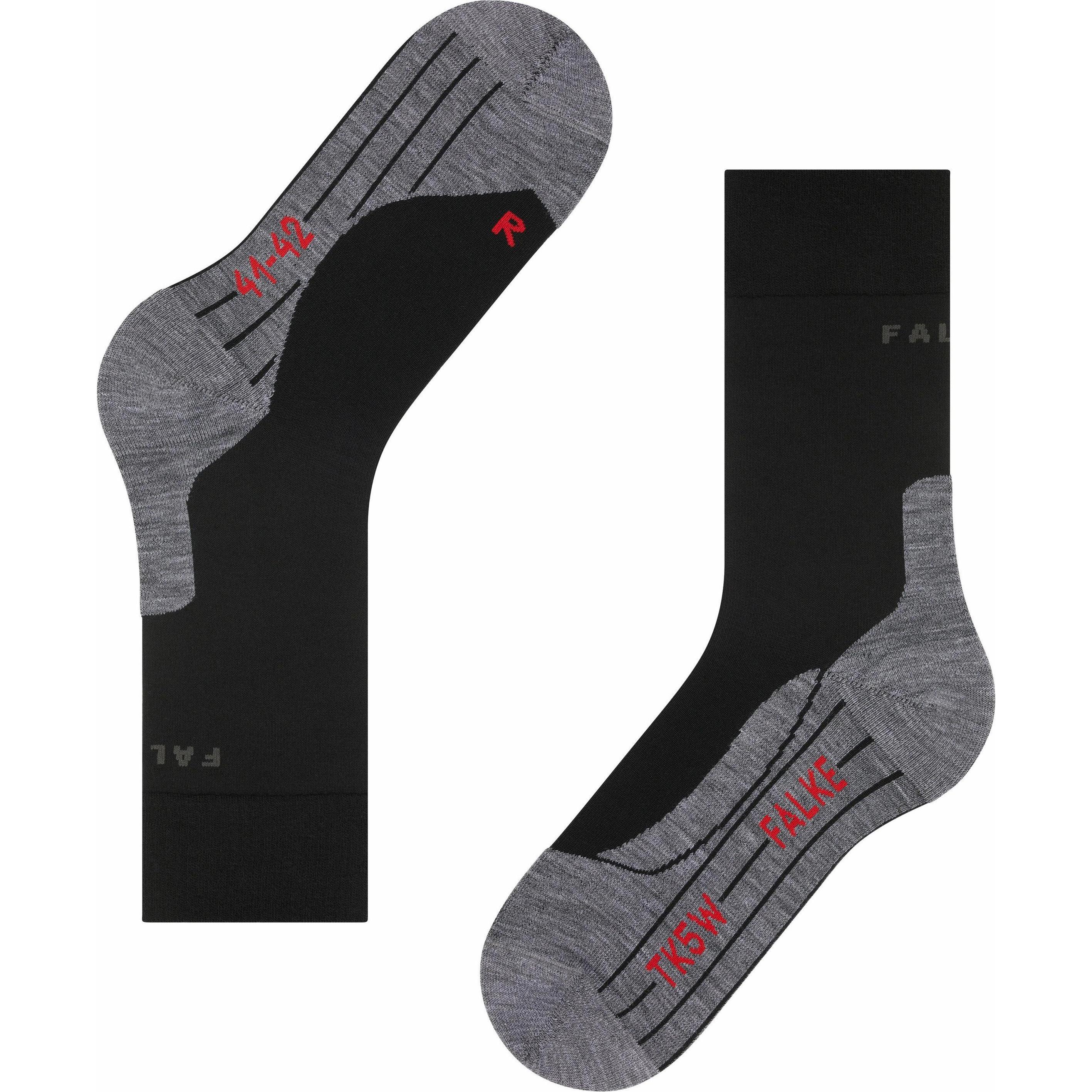 Falke, Herren, Sportsocken, Tk5 (46 - 48), Schwarz, Grau