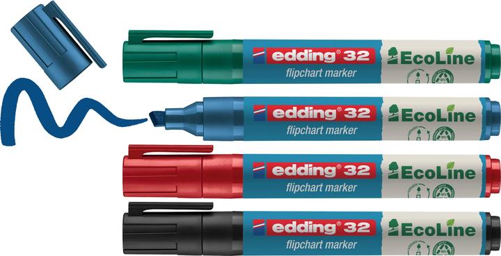 Actual product image Edding Flipchart 32 (Multicoloured, 5 mm, 4 x)