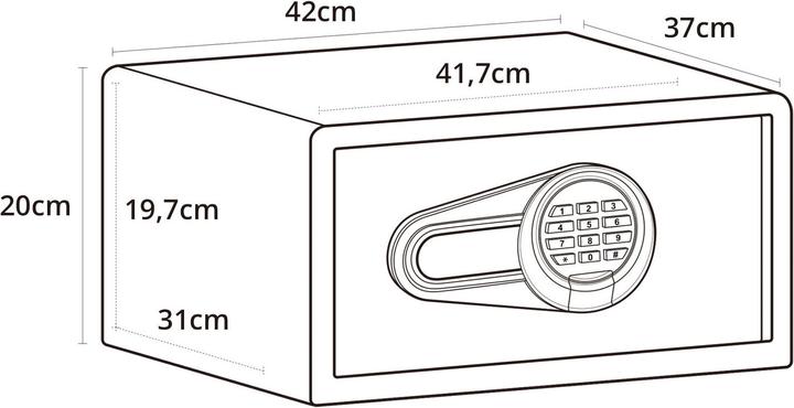 Produktbild Hjh Office Safe Compact I (26 l)