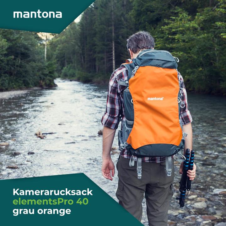 Produktbild mantona elementsPro 40 orange (Fotorucksack, 14 l)